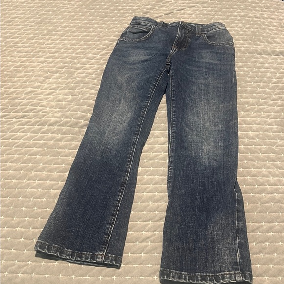 Boys Wrangler Retro Slim Straight Blue Jeans - Picture 1 of 6
